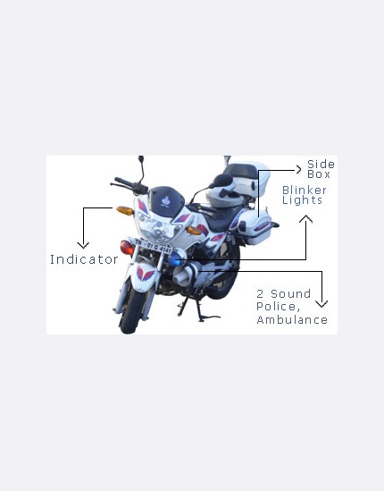 Delhi Police Bike Accessories
